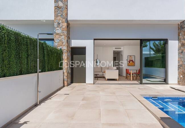 Pilar De La Horadada'da Havuzlu ve Teraslı Yarı Müstakil Evler 2