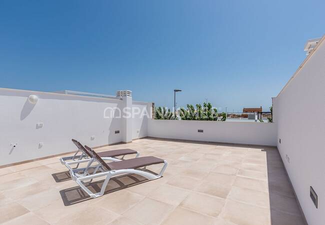 Pilar De La Horadada'da Havuzlu ve Teraslı Yarı Müstakil Evler 7