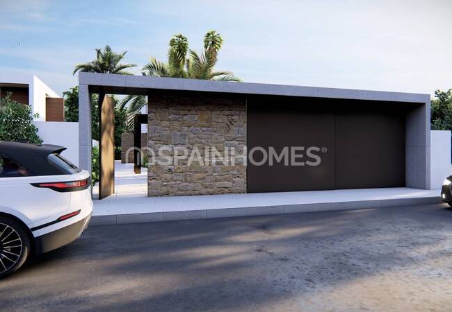 La Zenia'da Sahile Çok Yakın Konumda Şık Tasarımlı Lüks Villa 14