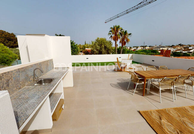 San Miguel De Salinas'ta Özel Havuzlu Aydınlık Villalar 4