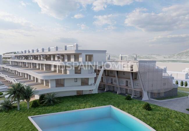 Luxe Apartments in a Complex by the Beach in El Albir