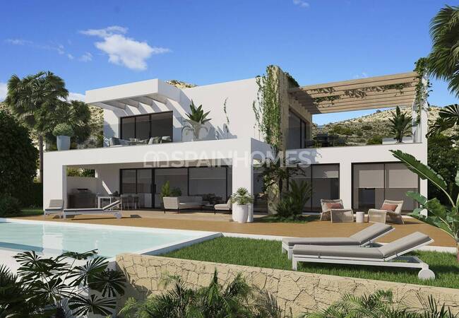 Villa's Met Uitzicht Op De Golfbaan In Monforte Del Cid Alicante