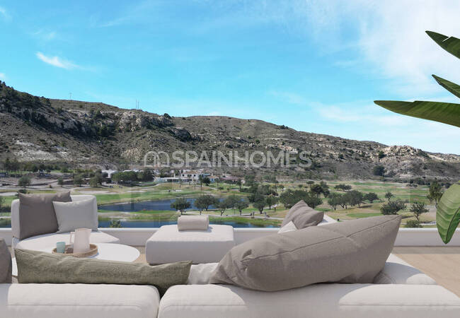 Виллы с Видом на Гольф-Поле в Монфорте-дель-Сид, Аликанте 4