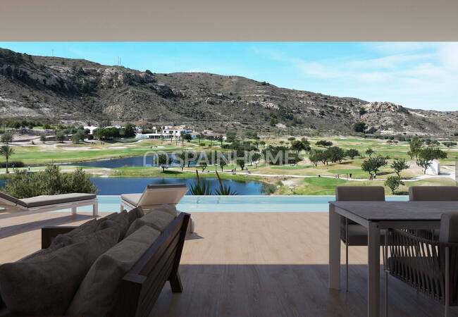 Виллы с Видом на Гольф-Поле в Монфорте-дель-Сид, Аликанте 3