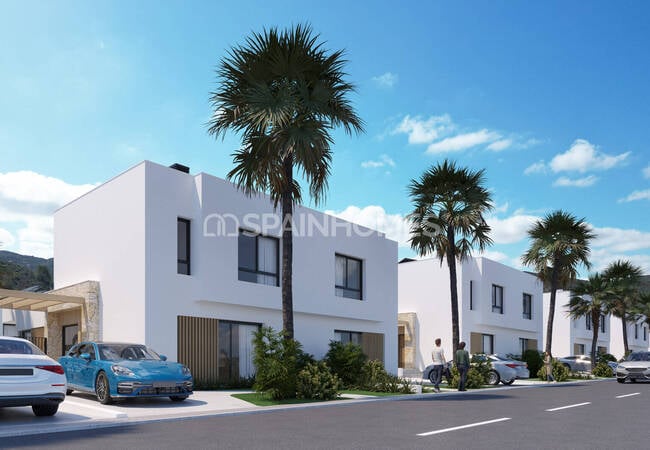 Eleganta Hus Till Salu I Monforte Del Cid Med Privata Pooler 3