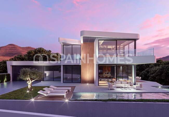 Casa De Lujo De 3 Dormitorios Con Piscina Y Jardín En Altea