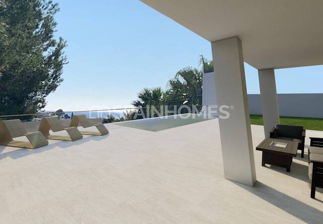 Alicante Moraira'da Sahile Yakın 4 Yatak Odalı Lüks Villa 2