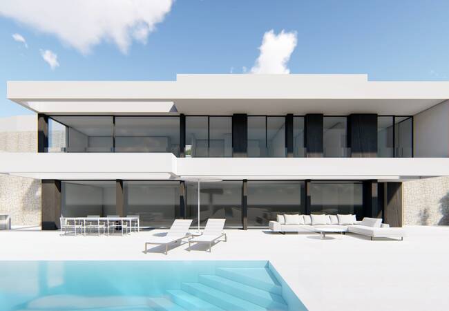 Villa with Indoor and Outdoor Pool in Finestrat Alicante