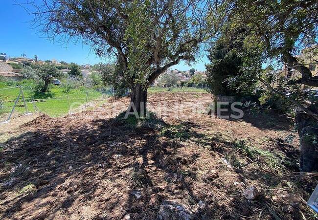 Calpe'de Plaja Sadece 2 Km Mesafede Düz Zemin Arsa 5