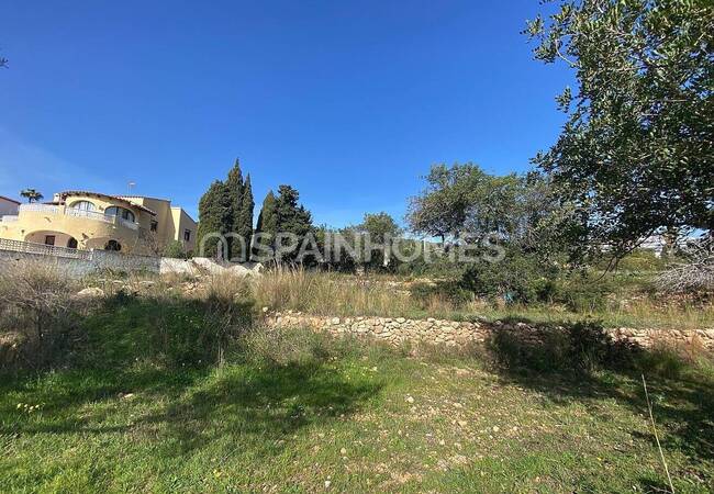 Flat Land Just 2 Km From the Beach in Calpe Costa Blanca