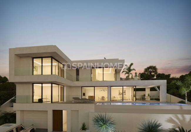 Alicante Calpe'de 3 Yatak Odalı ve Özel Bahçeli Lüks Villa 2