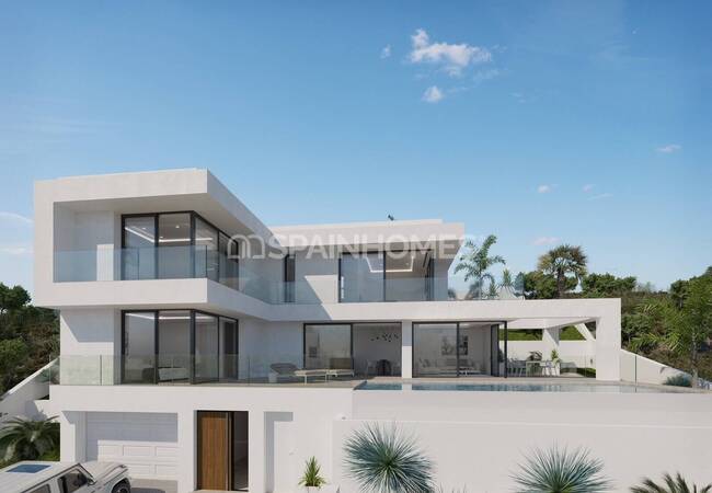 Alicante Calpe'de 3 Yatak Odalı ve Özel Bahçeli Lüks Villa 1