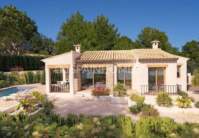 Elegant Mediterranean Villa with Garden and Pool Benissa Alicante