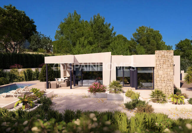 Villa Méditerranéenne Avec Jardin Et Piscine Benissa Alicante