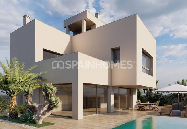 Sea View Villas with Private Pools in Pilar De La Horadada 1