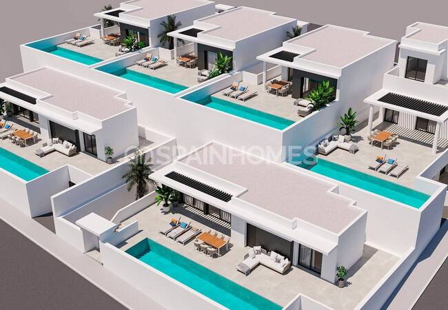 Eleganta Fristående Villor Nära Golfbanorna I Rojales 1