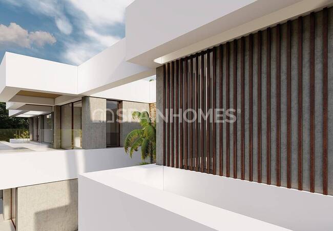 Villa with Open Sea and City Views in Altea, Alicante 11