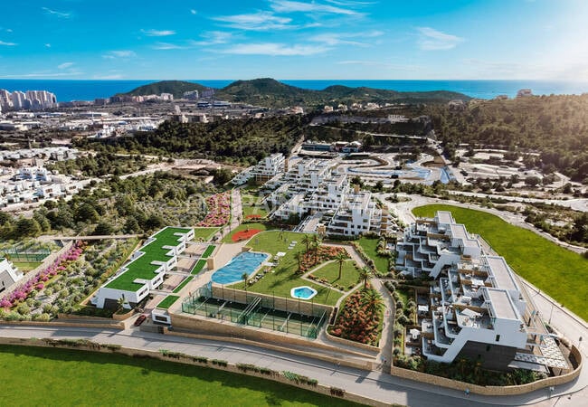 Immobiliers Luxueux Vue Mer Dans Résidence Finestrat Alicante