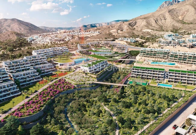 Luxury Properties with Sea Views in a Complex Finestrat Alicante 1