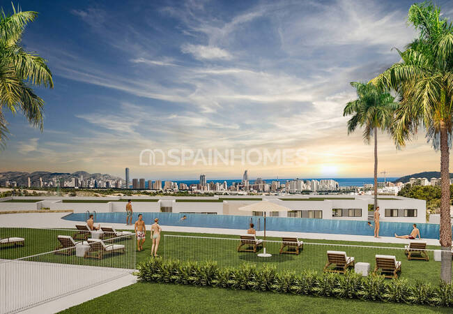 Luxury Properties with Sea Views in a Complex Finestrat Alicante 12