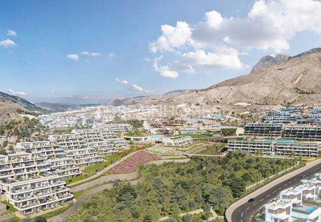 Alicante Finestrat’ta Site İçerisinde Deniz Manzaralı Lüks Daireler 9
