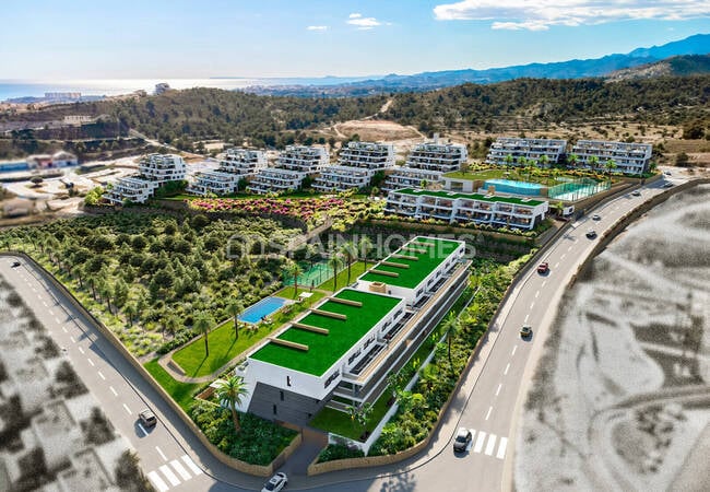 Alicante Finestrat’ta Site İçerisinde Deniz Manzaralı Lüks Daireler 7