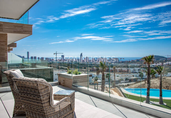 Alicante Finestrat’ta Site İçerisinde Deniz Manzaralı Lüks Daireler 12