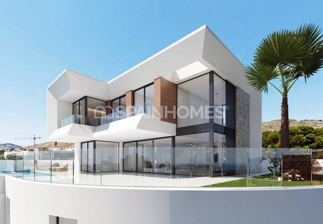 Alicante Finestrat'ta Eşsiz Manzaralı ve Lüks Tasarımlı Villa 4