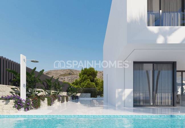 Alicante Finestrat'ta Eşsiz Manzaralı ve Lüks Tasarımlı Villa 6