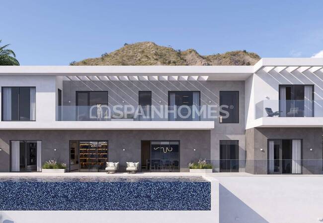 7-sovrums Lyxvilla Med Havsutsikt I Finestrat Alicante 5