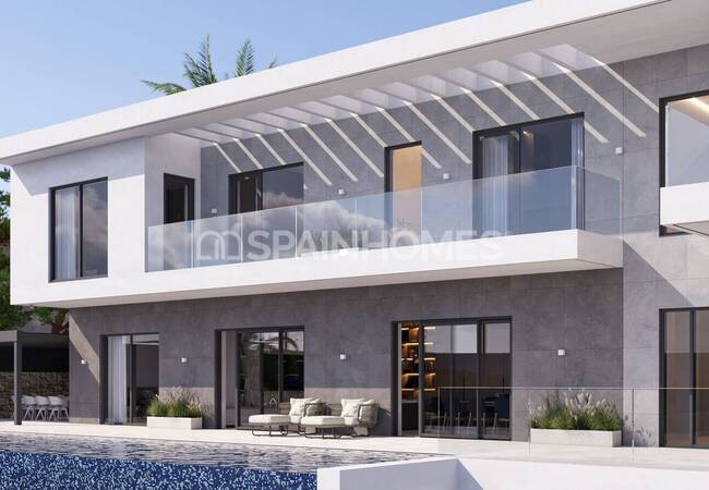 7-sovrums Lyxvilla Med Havsutsikt I Finestrat Alicante 2