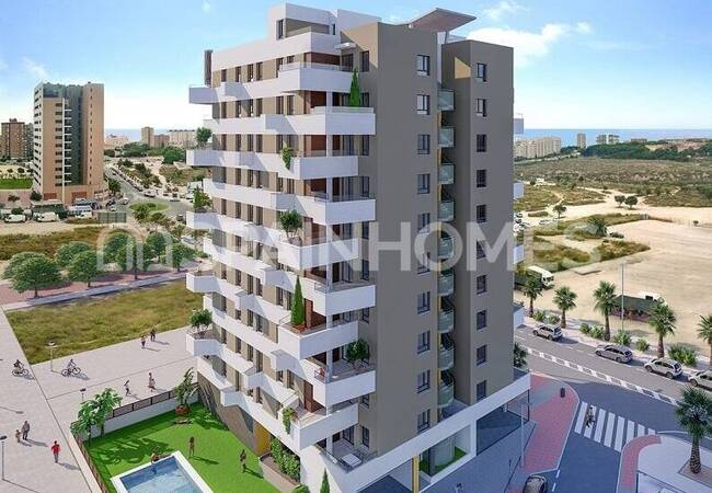 Nybyggda Lägenheter I Eftertraktade Området El Campello Alicante