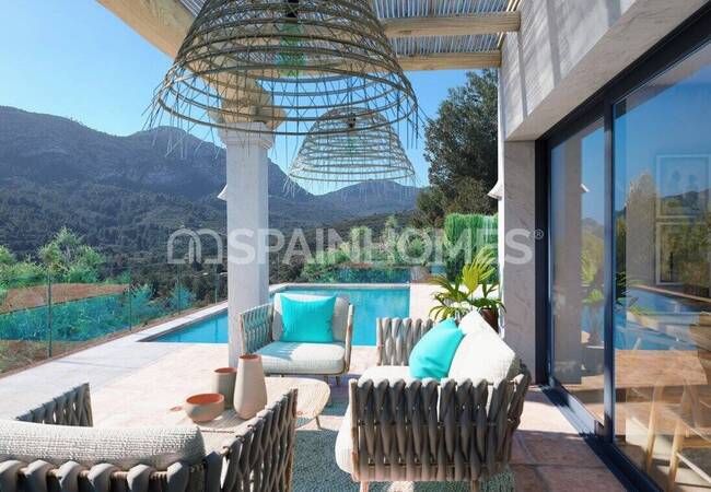 Detached Villa Intertwined with Nature in Pedreguer Alicante 1