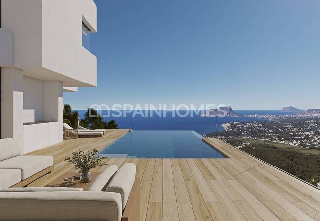Uniquely Located Villa with Sea Views in Benitachell Alicante