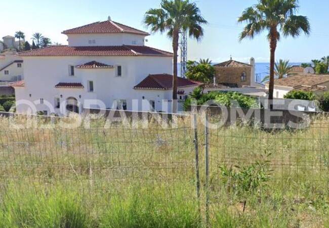 Terrain Résidentiel Vue Mer Près De La Mer À Calpe Alicante 1