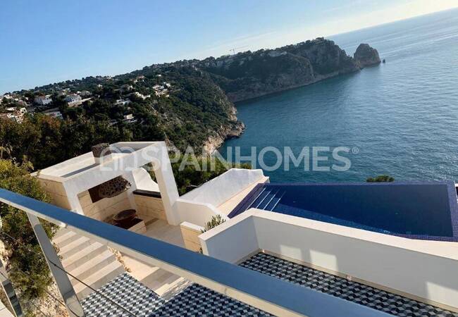Javea Alicante'nin Mükemmel Konumunda Deniz Manzaralı Villa 7