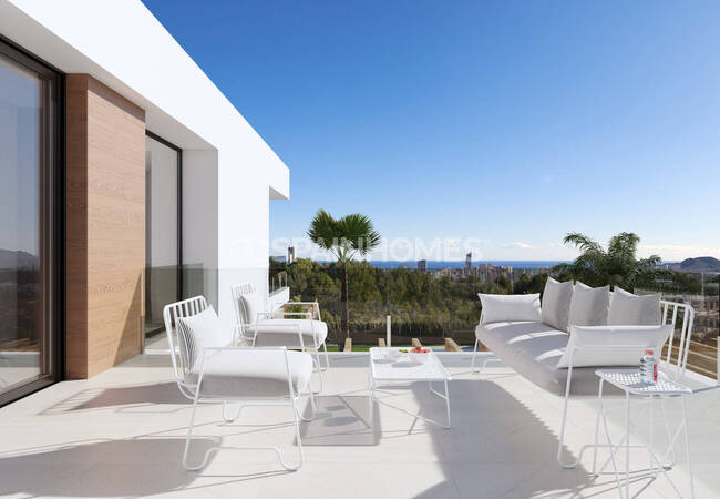 Meerblick Villen Mit Pool Und Terrassen In Finestrat Alicante