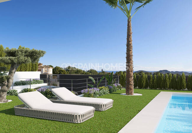 Alicante Finestrat'ta Havuzlu ve Deniz Manzaralı Villalar 5