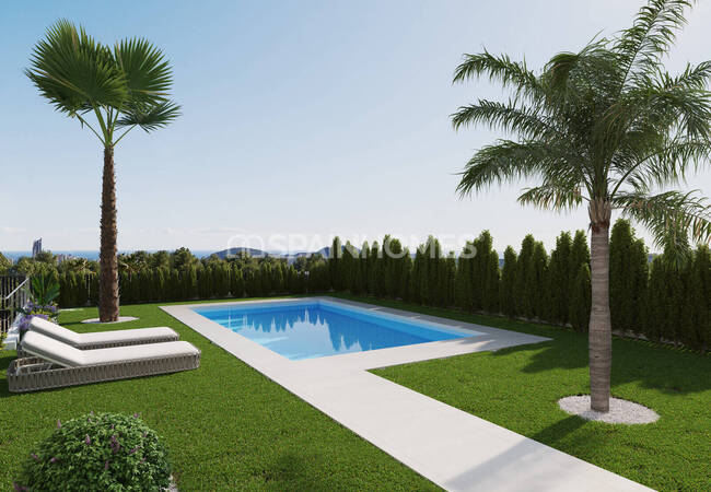 Alicante Finestrat'ta Havuzlu ve Deniz Manzaralı Villalar 4