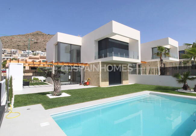 Villas Vue Mer Avec Piscine Et Terrasses À Finestrat Alicante