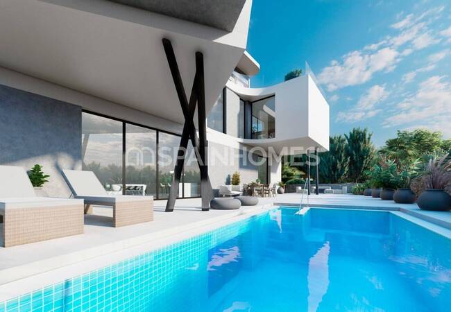 Orihuela Cabo Roig’de Sahile Yakın Lüks Villa 3