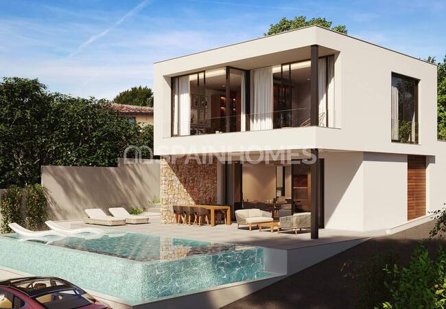 Alicante'de 700 M² Arsa Alanına Sahip Havuzlu Villalar 3