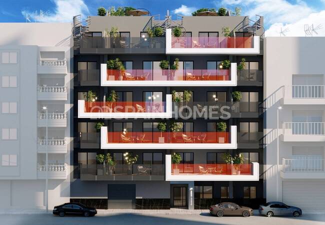 Moderne Wohnungen In Einem Komplex 800 M Vom Strand In Torrevieja 1