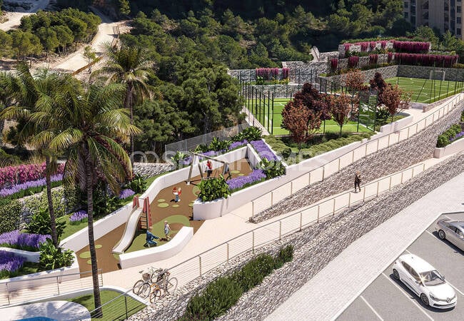 Benidorm'da Sahile Yakın Konumda Lüks Site İçinde Daireler 2