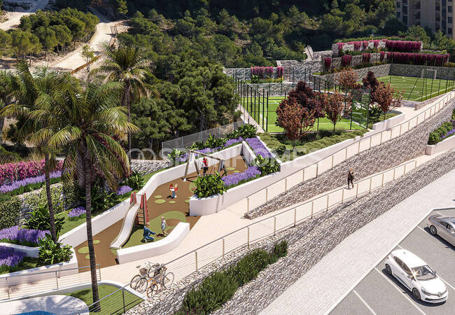 Benidorm'da Sahile Yakın Konumda Lüks Site İçinde Daireler 2