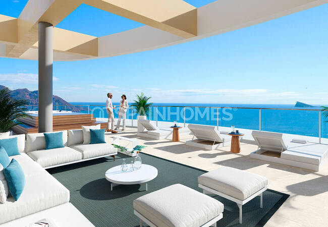 Appartements Confortables Vue Mer À Benidorm Alicante 7