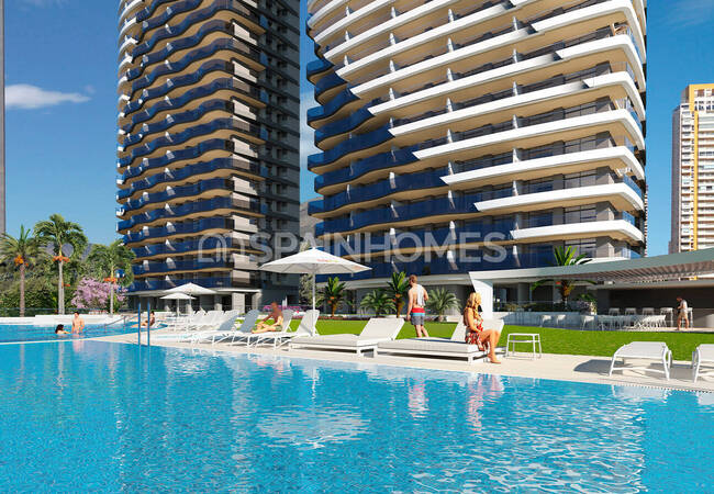 Тихие Квартиры с Видом на Море в Бенидорме, Аликанте 4