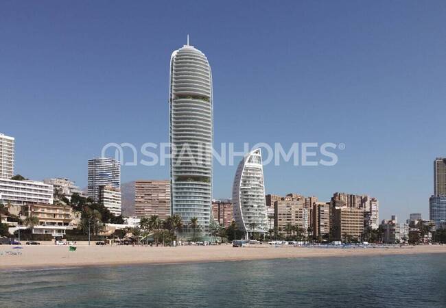 Lyxiga Lägenheter I Ett Strandkomplex I Benidorm Alicante