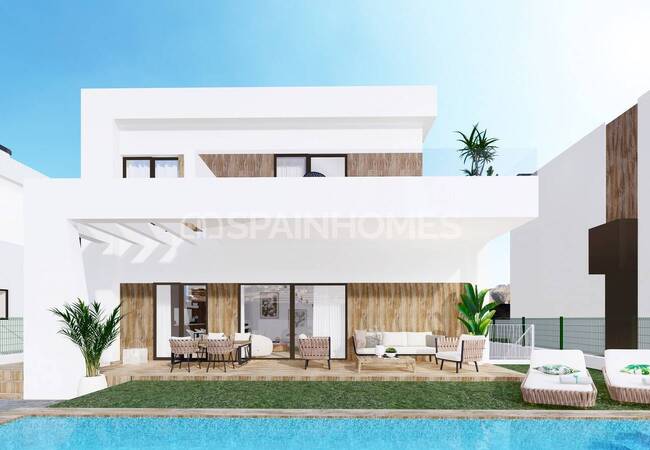 Villas with Private Pools Near the City in Finestrat