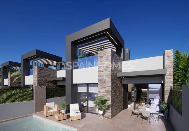 San Fulgencio Alicante'da Bahçeli ve 3 Yatak Odalı Villalar 5